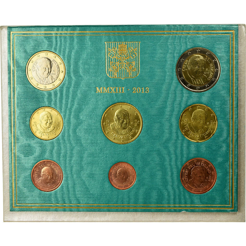 Vaticano, Set, Benoit XVI, 2013, FDC, Sin información