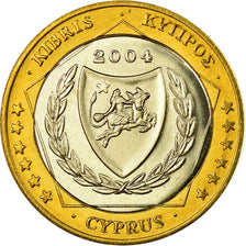 Cyprus, Euro, 2004, MS(63), Bi-Metallic