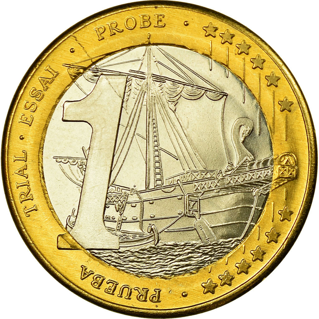 Cyprus, Euro, 2004, MS(63), Bi-Metallic