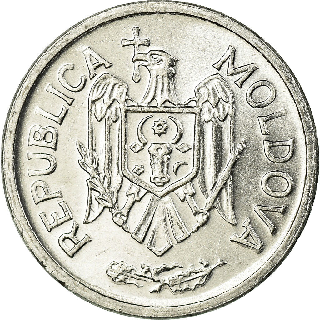 Monnaie, Moldova, 25 Bani, 2004, SPL, Aluminium, KM:3
