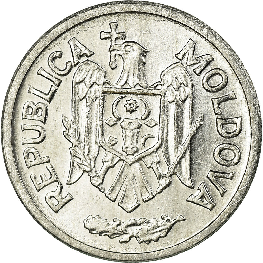 Moneta, Mołdawia, 5 Bani, 2006, MS(63), Aluminium, KM:2