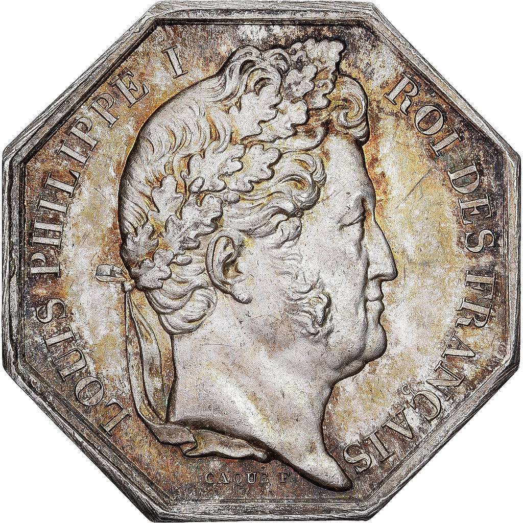 France, Token, Louis Philippe I, Société d'Agriculture de l'Hérault, Caqué