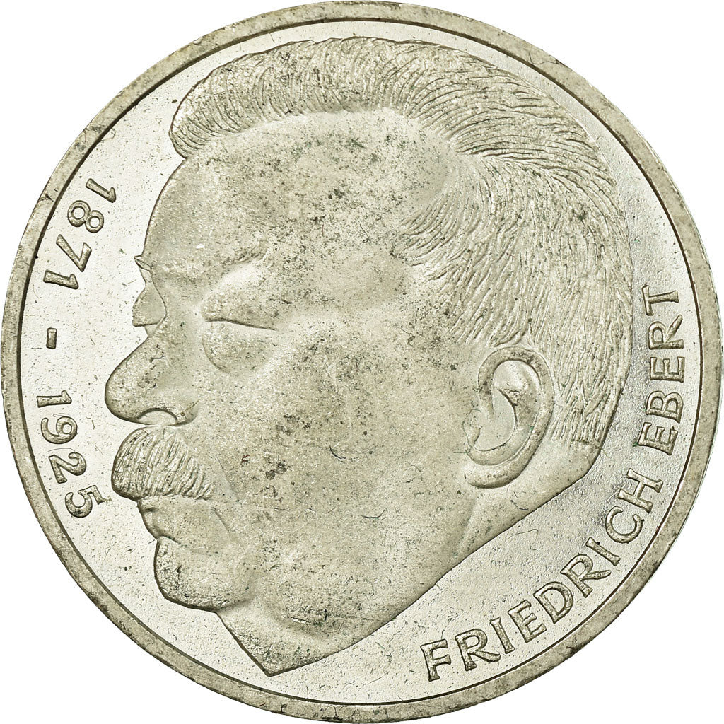 Coin, GERMANY - FEDERAL REPUBLIC, 5 Mark, Hamburg, Germany, EF(40-45), Silver