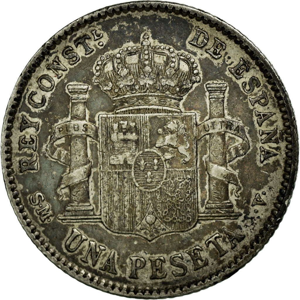 Monnaie, Espagne, Alfonso XIII, Peseta, 1903, Valencia, TTB, Argent, KM:721