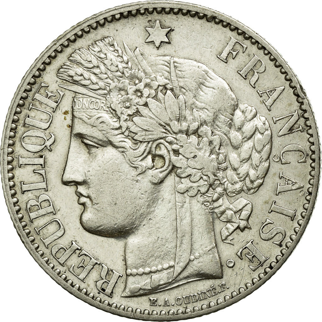 Monnaie, France, Cérès, 2 Francs, 1894, Paris, TTB+, Argent, KM:817.1