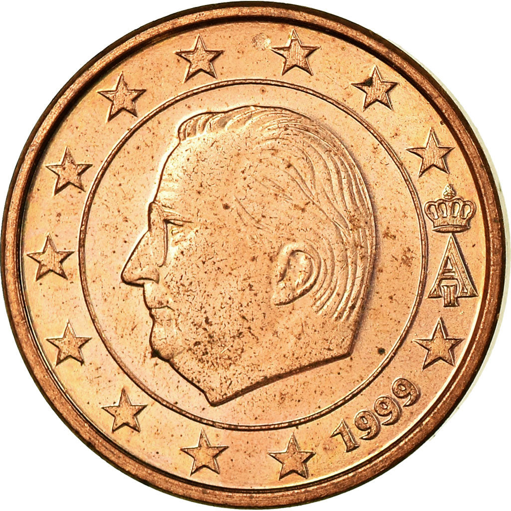 Bélgica, Euro Cent, 1999, EBC, Cobre chapado en acero, KM:224