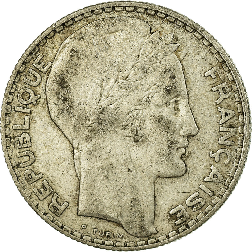 Moneta, Francja, Turin, 10 Francs, 1934, Paris, VF(30-35), Srebro, KM:878