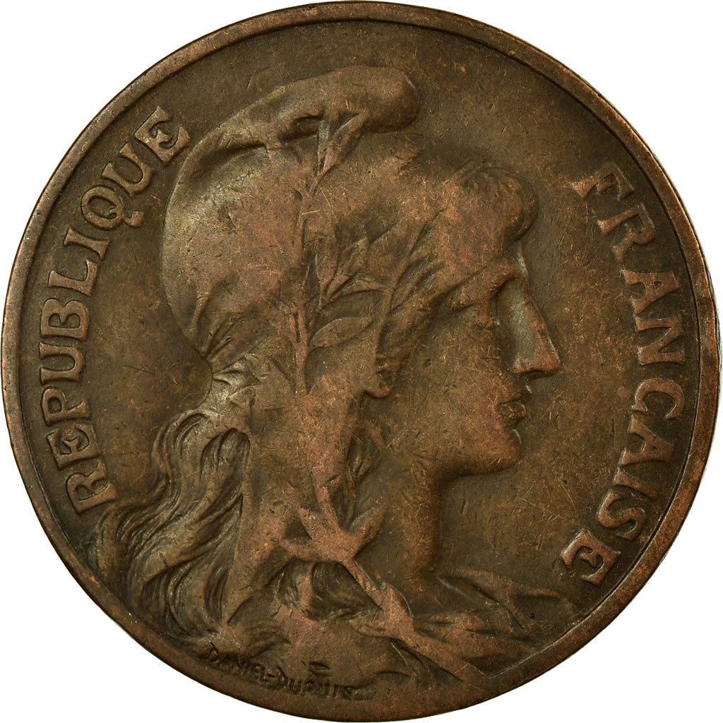 Munten, Frankrijk, Dupuis, 10 Centimes, 1907, Paris, FR+, Bronze, KM:843