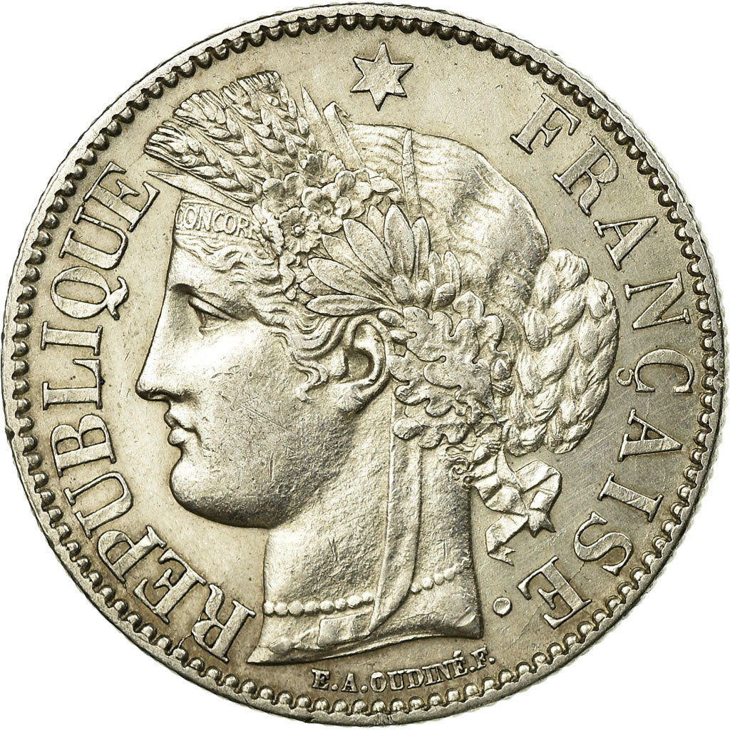 Monnaie, France, Cérès, 2 Francs, 1872, Paris, SUP, Argent, KM:817.1