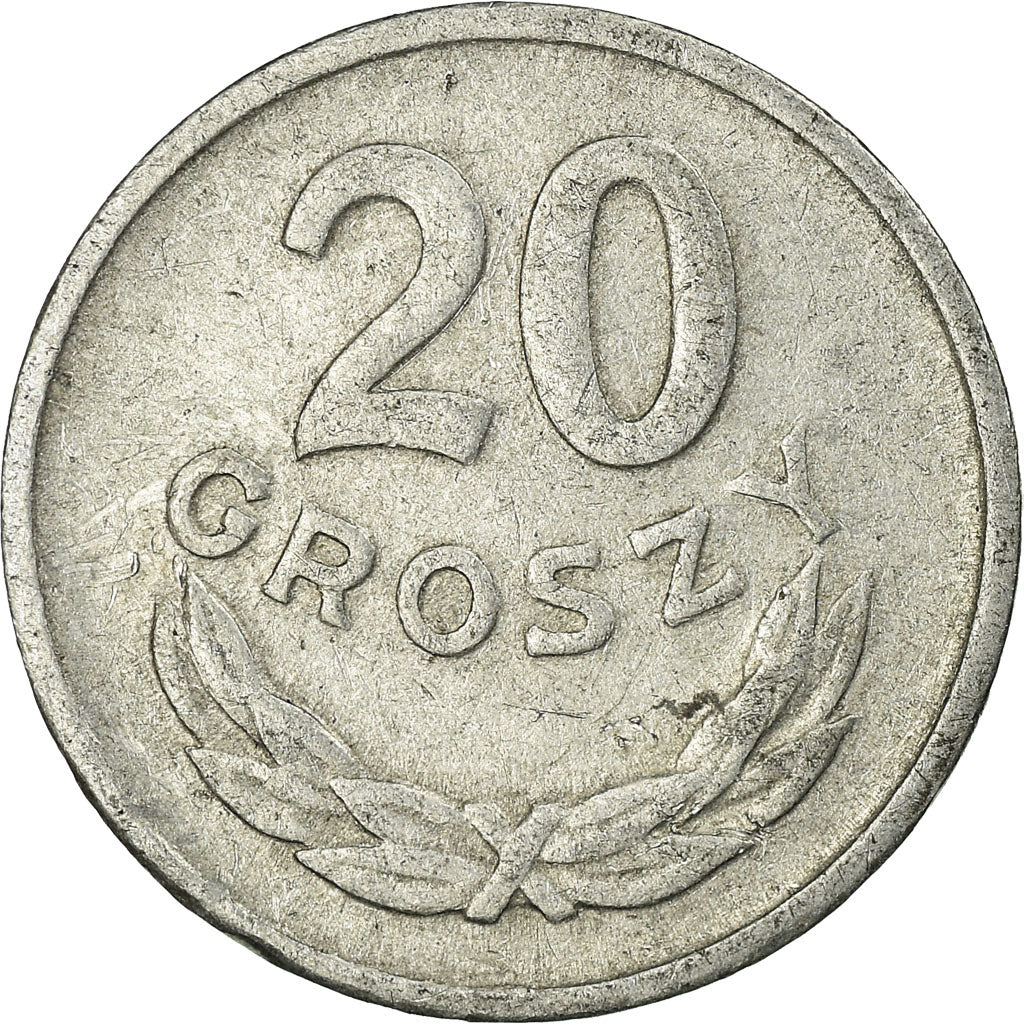 Monnaie, Pologne, 20 Groszy, 1967, Warsaw, TB+, Aluminium, KM:A47