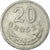 Coin, Poland, 20 Groszy, 1967, Warsaw, VF(30-35), Aluminum, KM:A47