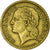 Moneda, Francia, Lavrillier, 5 Francs, 1945, Castelsarrasin, BC+, Aluminio -