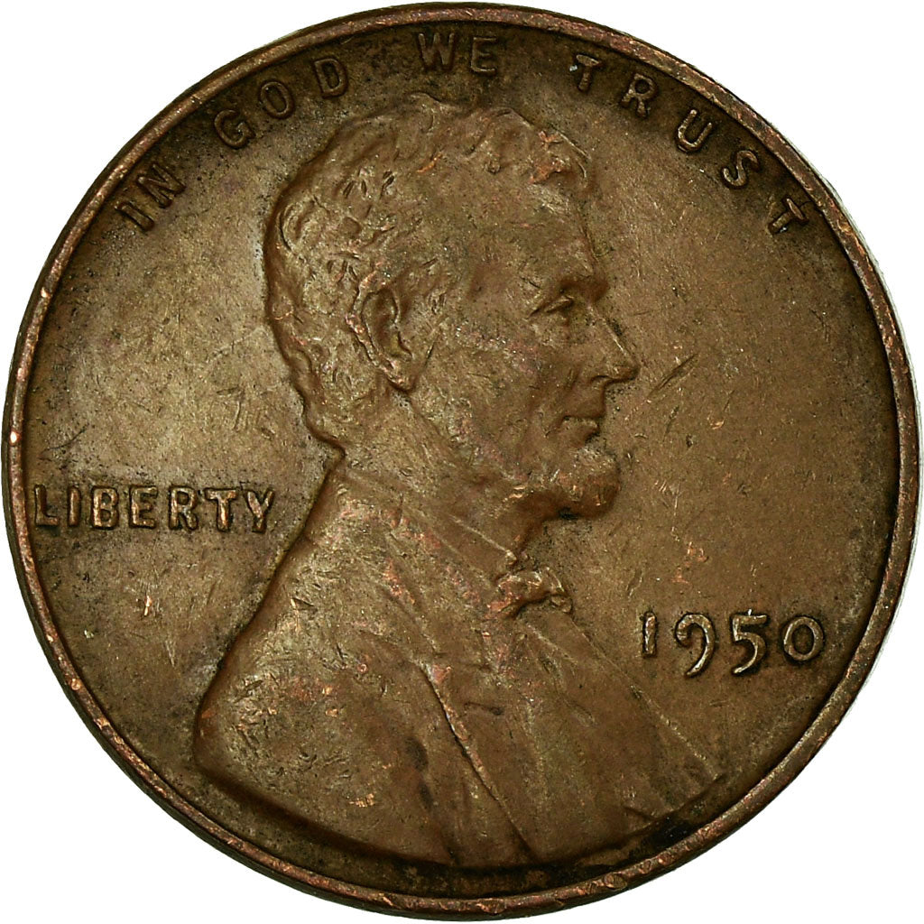 Munten, Verenigde Staten, Lincoln Cent, Cent, 1950, U.S. Mint, Philadelphia, ZF