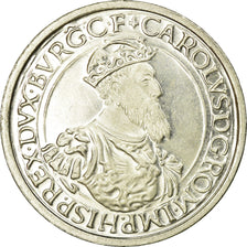 Moeda, Bélgica, 5 Ecu, 1987, EF(40-45), Prata, KM:166