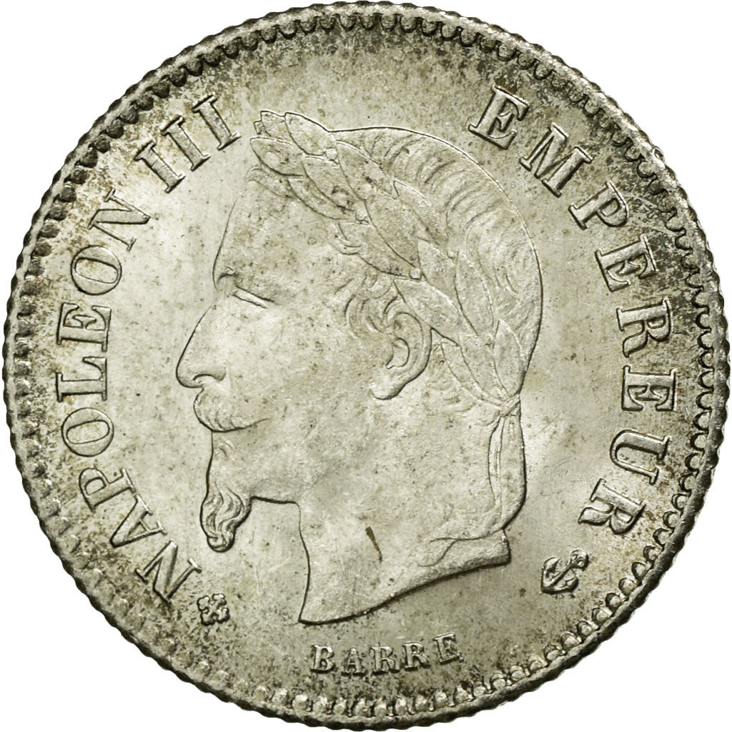 Coin, France, Napoleon III, Napoléon III, 20 Centimes, 1867, Strasbourg