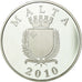 Malta, 10 Euro, 2010, Proof, FDC, Argento, KM:140
