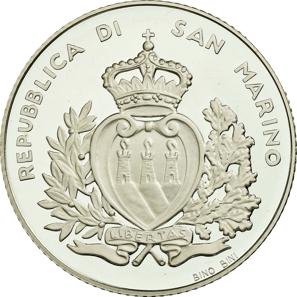 San Marino, 5 Euro, 2011, Proof, MS(65-70), Silver, KM:501