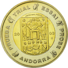 Andorra, Fantasy euro patterns, 2 Euro, 2003, SPL, Bi-metallico