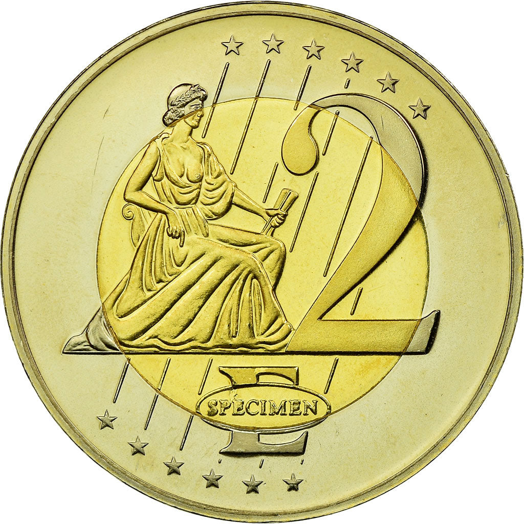 Andorra, Fantasy euro patterns, 2 Euro, 2003, SC, Bimetálico