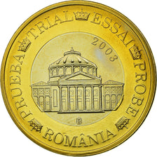 Roumanie, Fantasy euro patterns, Euro, 2003, SPL, Bi-Metallic