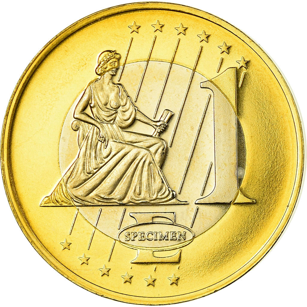 Malta, Fantasy euro patterns, Euro, 2004, MS(63), Bimetálico