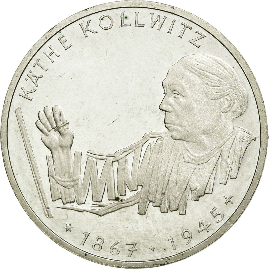 Coin, GERMANY - FEDERAL REPUBLIC, 10 Mark, 1992, Karlsruhe, Germany, MS(65-70)