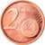 Eslovénia, 2 Euro Cent, 2007, MS(65-70), Aço Cromado a Cobre, KM:69