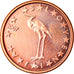 Słowenia, Euro Cent, 2007, MS(65-70), Miedź platerowana stalą, KM:68