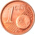Eslovénia, Euro Cent, 2007, MS(65-70), Aço Cromado a Cobre, KM:68