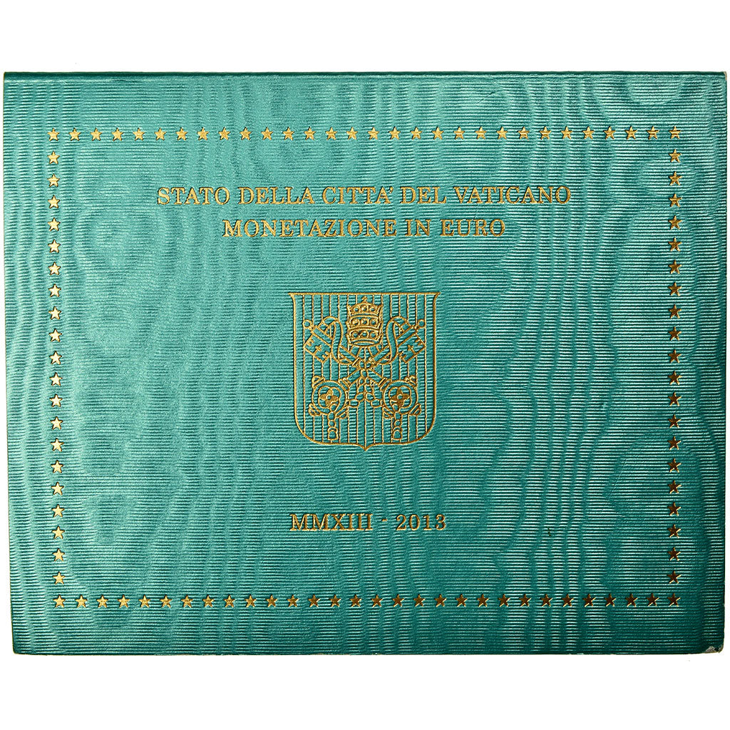 Vaticaanstad, Pope Benedict XVI, Set 1 ct. - 2 Euro, BU, 2013, Rome, n.v.t., FDC