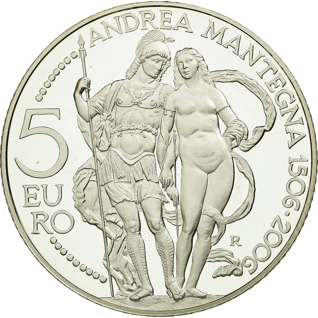 San Marino, 5 Euro, Andréa Mantegna, 2006, Proof, FDC, Argento, KM:476