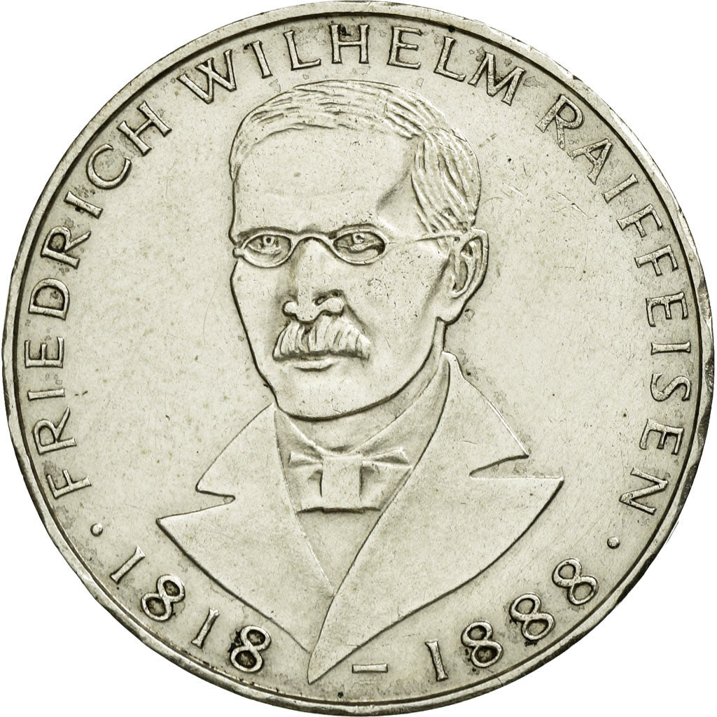 Coin, GERMANY - FEDERAL REPUBLIC, 5 Mark, 1968, Hamburg, Germany, AU(55-58)