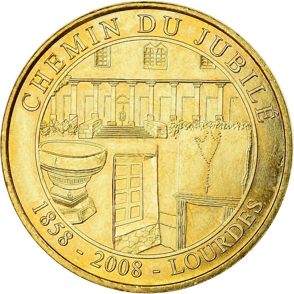 Francia, Token, Jetón turístico, Lourdes - Chemin du Jubilé, Arts & Culture