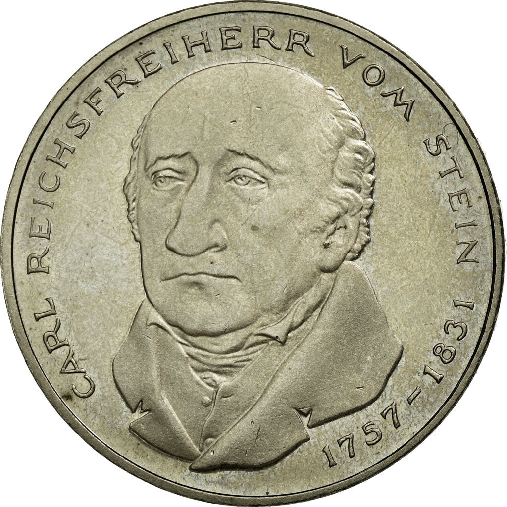 Coin, GERMANY - FEDERAL REPUBLIC, 5 Mark, 1981, Karlsruhe, Germany, MS(65-70)