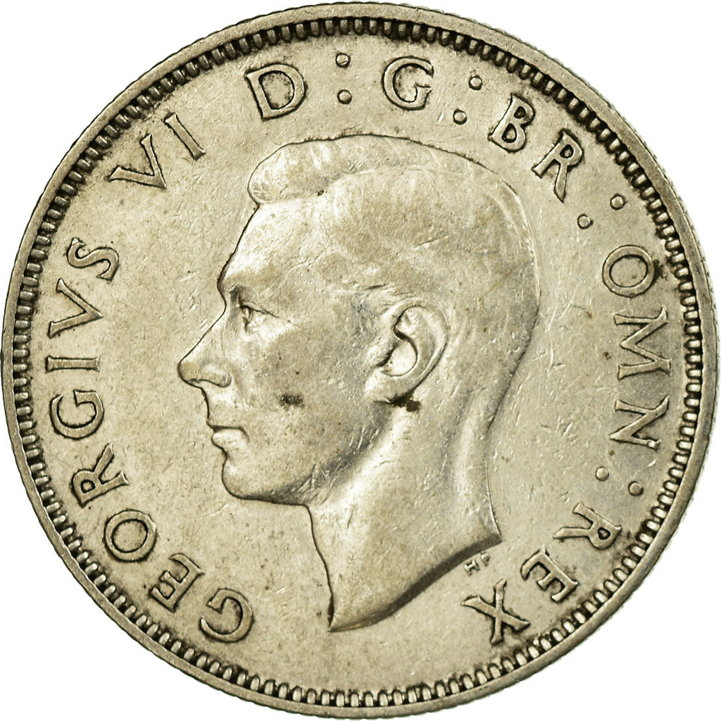 Moeda, Grã-Bretanha, George VI, Florin, Two Shillings, 1940, EF(40-45), Prata
