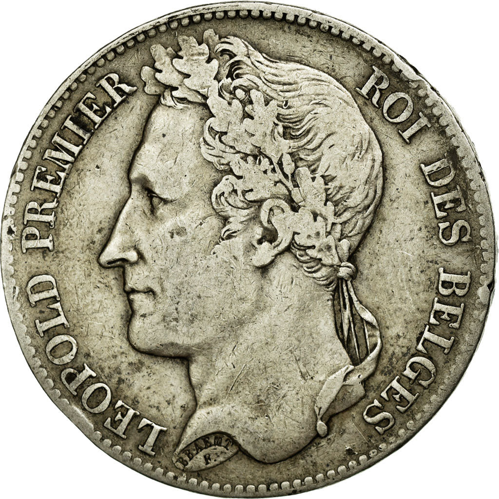 Coin, Belgium, Leopold I, 5 Francs, 5 Frank, 1849, VF(30-35), Silver, KM:3.2