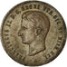 Italiaanse staten, NAPLES, Francesco II, 2 Tornesi, 1859, Koper, ZF, KM:374