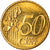 Luksemburg, 50 Euro Cent, 2004, Utrecht, MS(65-70), Mosiądz, KM:80