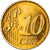 Luksemburg, 10 Euro Cent, 2004, Utrecht, MS(65-70), Mosiądz, KM:78