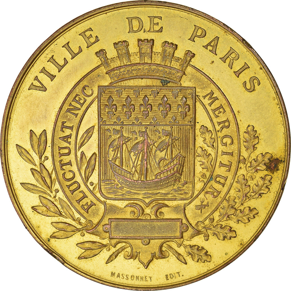 France, Medal, Exposition Internationale de Paris, Arts & Culture, 1897