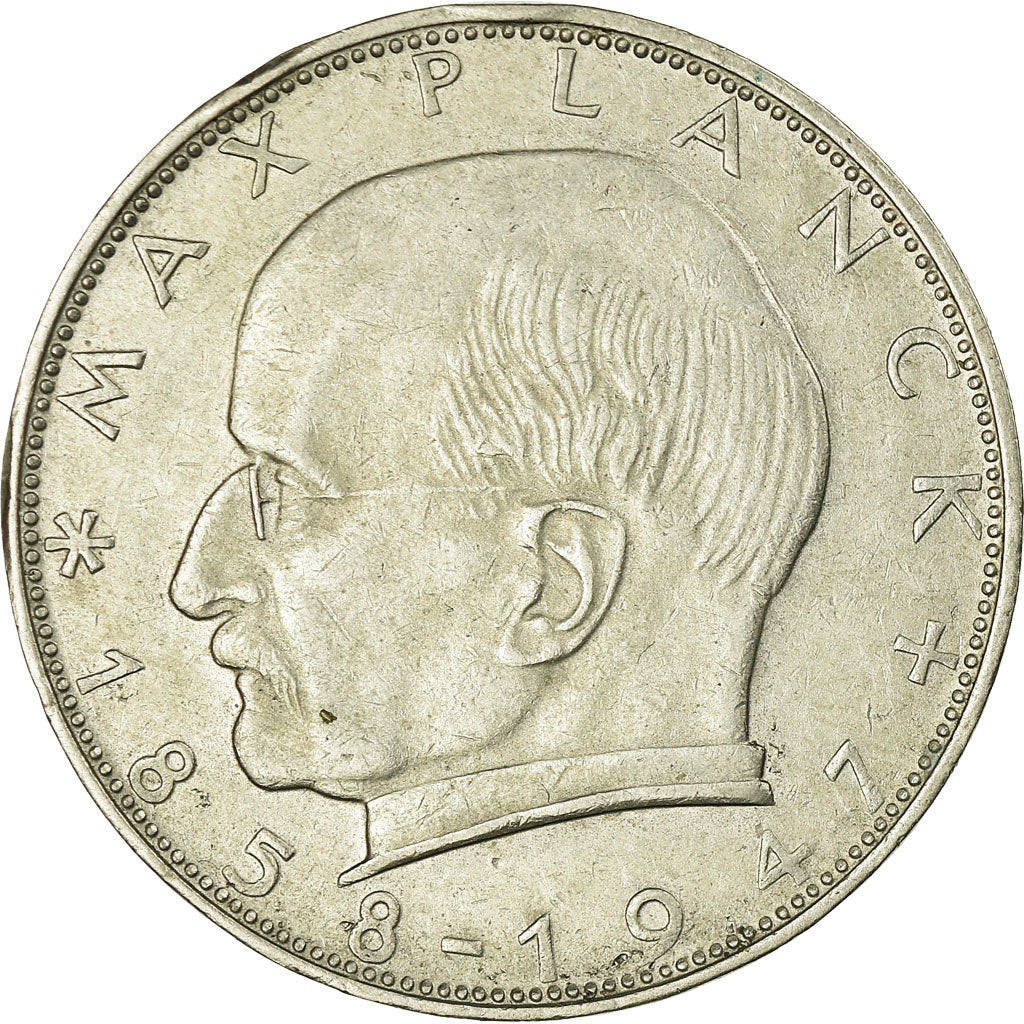 Coin, GERMANY - FEDERAL REPUBLIC, 2 Mark, 1963, Hambourg, EF(40-45)