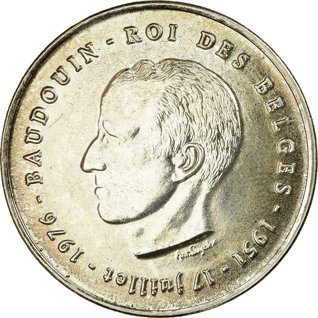 Coin, Belgium, 250 Francs, 250 Frank, 1976, Brussels, AU(55-58), Silver