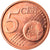 Países Baixos, 5 Euro Cent, 2004, Utrecht, BU, MS(65-70), Aço Cromado a Cobre