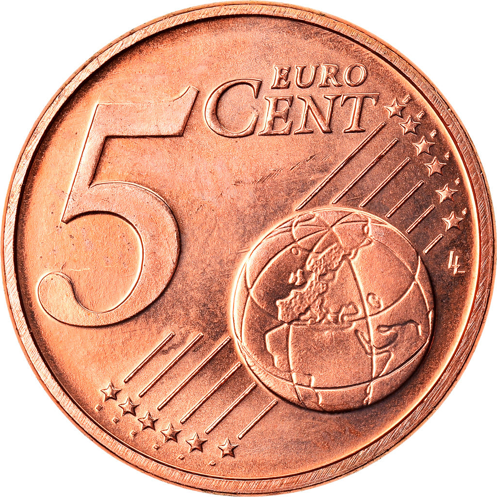 Niederlande, 5 Euro Cent, 2004, Utrecht, BU, STGL, Copper Plated Steel, KM:236