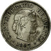 Coin, Switzerland, 10 Rappen, 1897, Bern, EF(40-45), Copper-nickel, KM:27