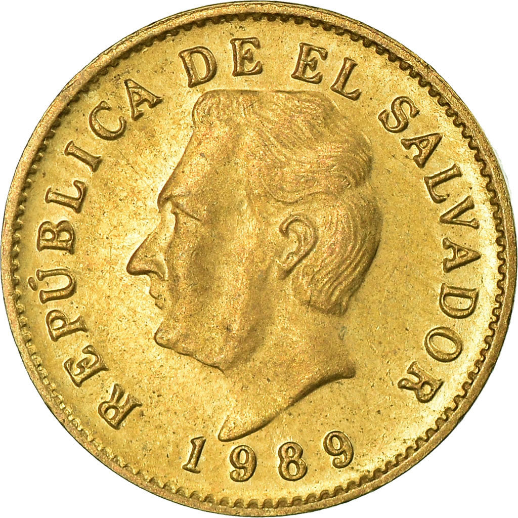 Moneta, El Salvador, Centavo, 1989, Vereinigte Deutsche Metall, Germany, BB