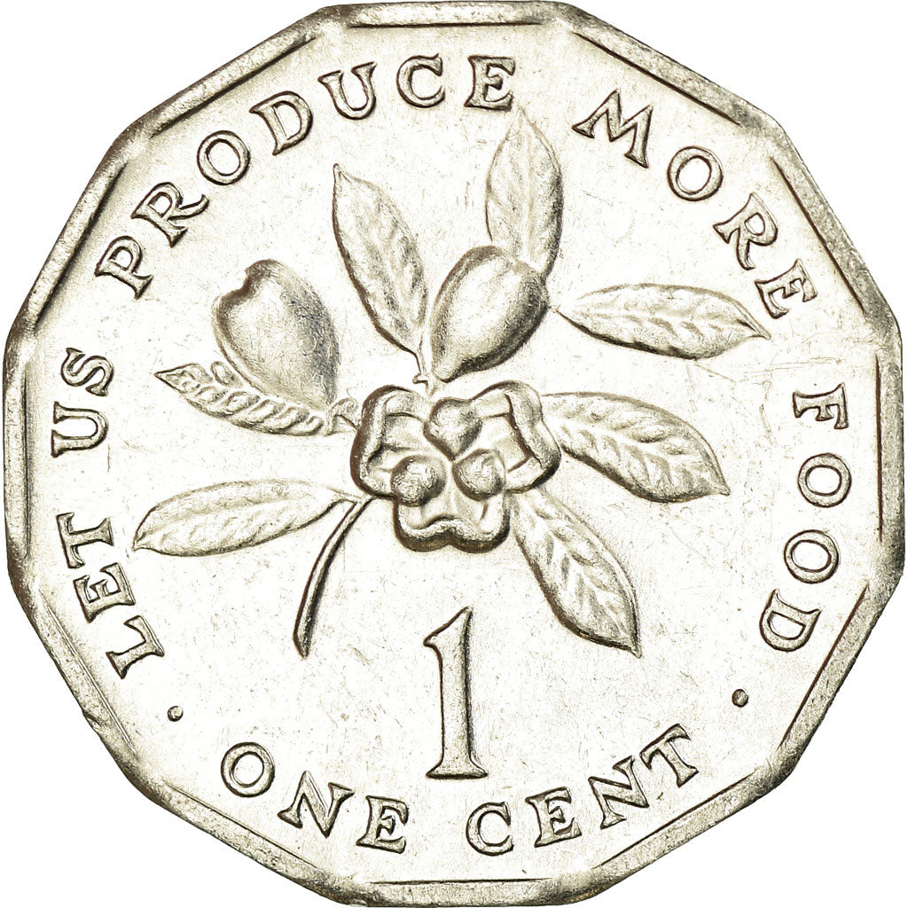 Coin, Jamaica, Elizabeth II, Cent, 1991, British Royal Mint, MS(63), Aluminum