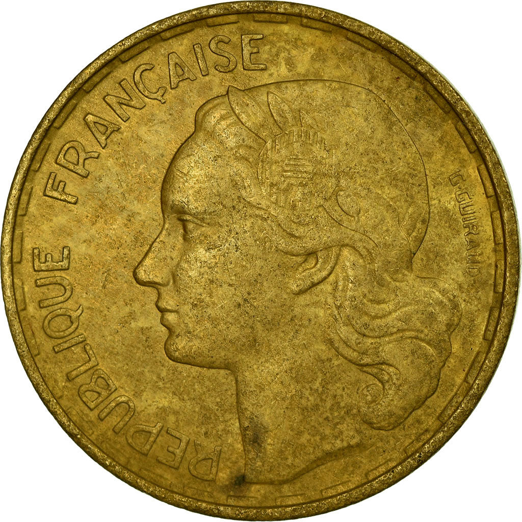 Moneta, Francja, Guiraud, 50 Francs, 1952, Beaumont - Le Roger, VF(30-35)