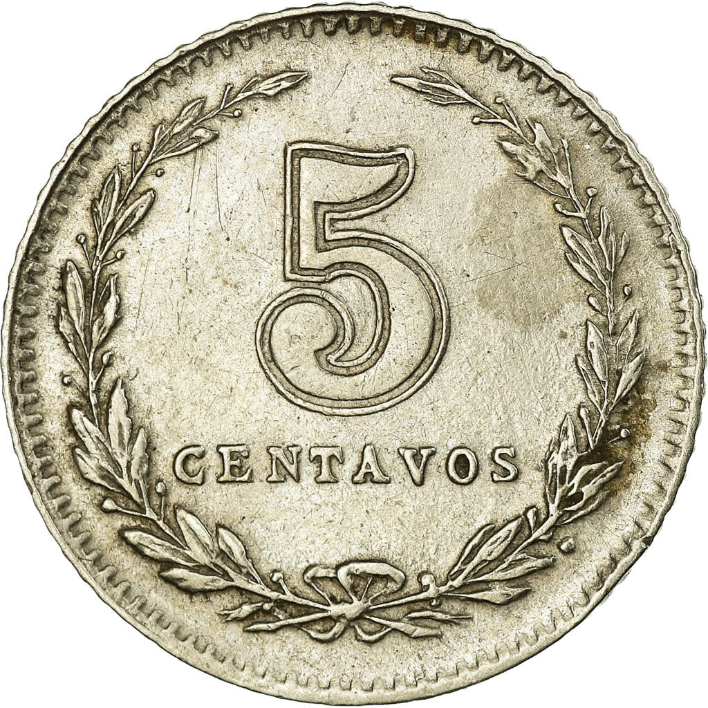Coin, Argentina, 5 Centavos, 1925, EF(40-45), Copper-nickel, KM:34