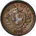Coin, Switzerland, Rappen, 1903, Bern, AU(55-58), Bronze, KM:3.2
